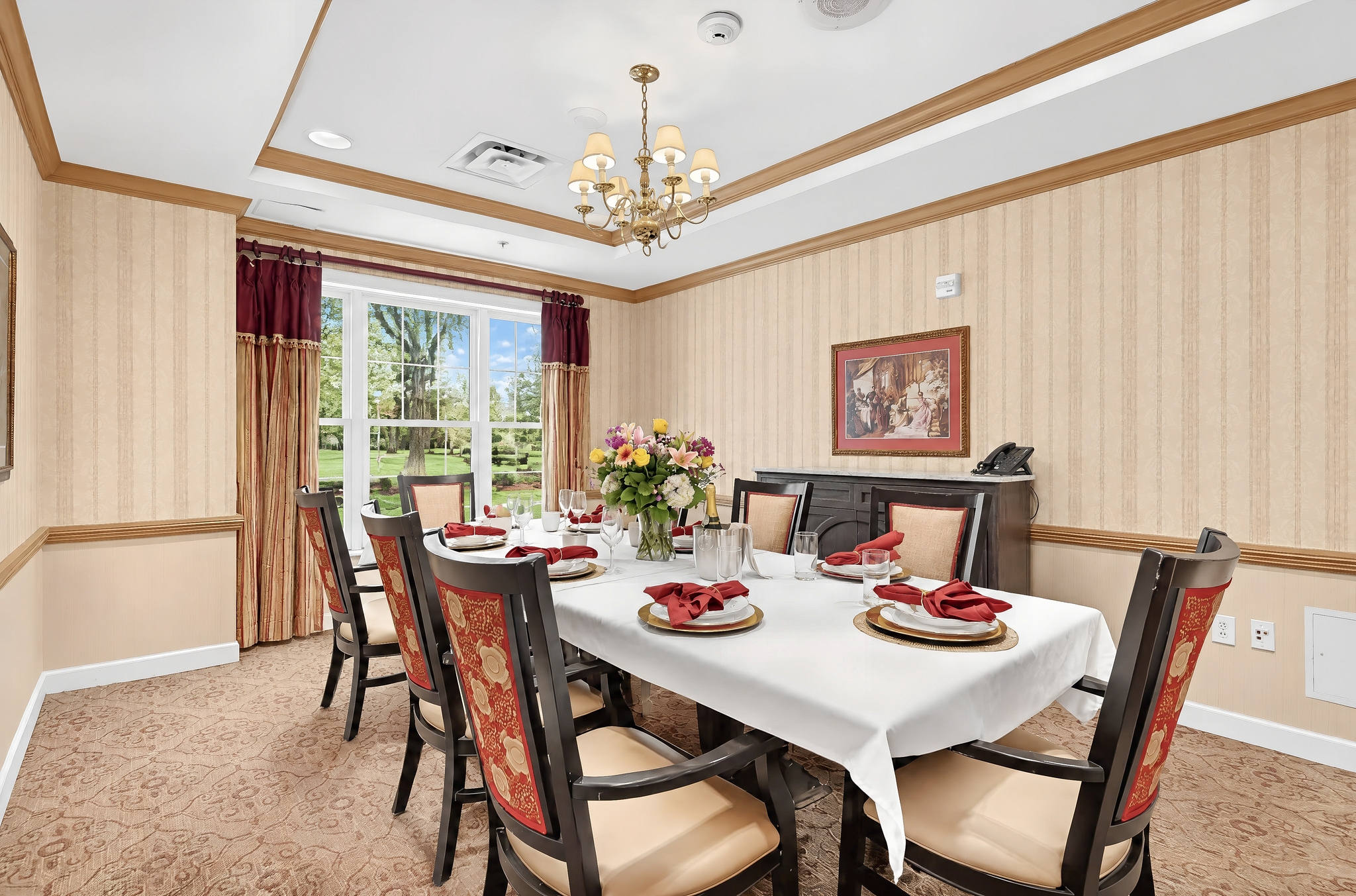 Private Dining Room | Sunrise of Lower Makefield