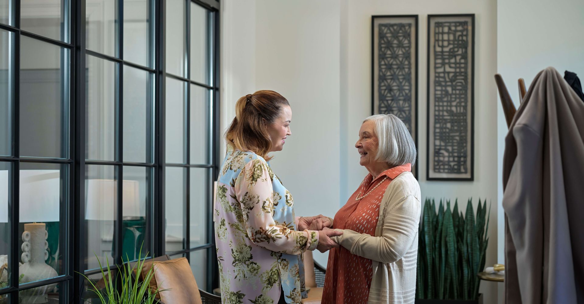 Mother and Daughter at Community