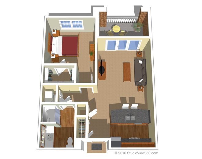 1 bedroom