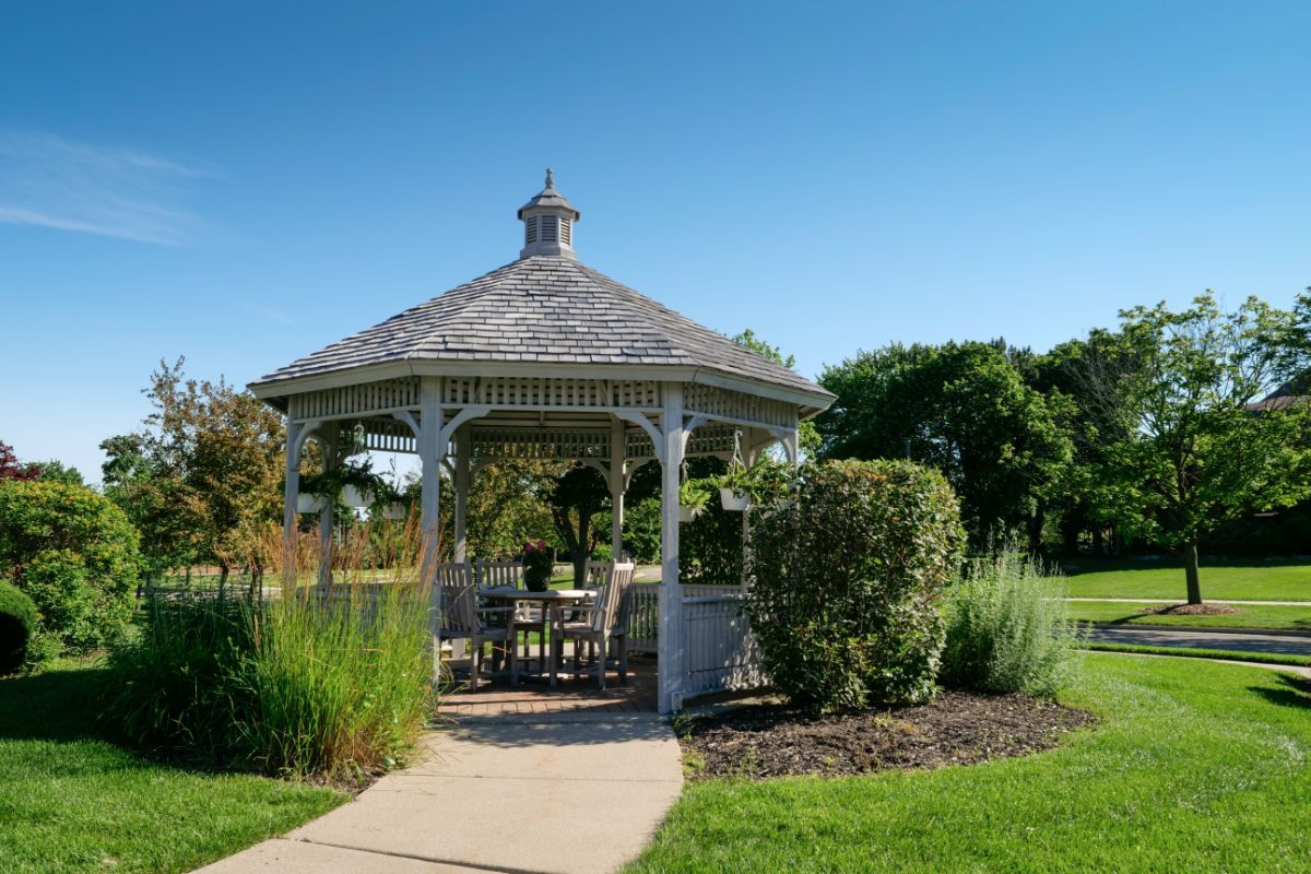 Sunrise of Cascade Gazebo