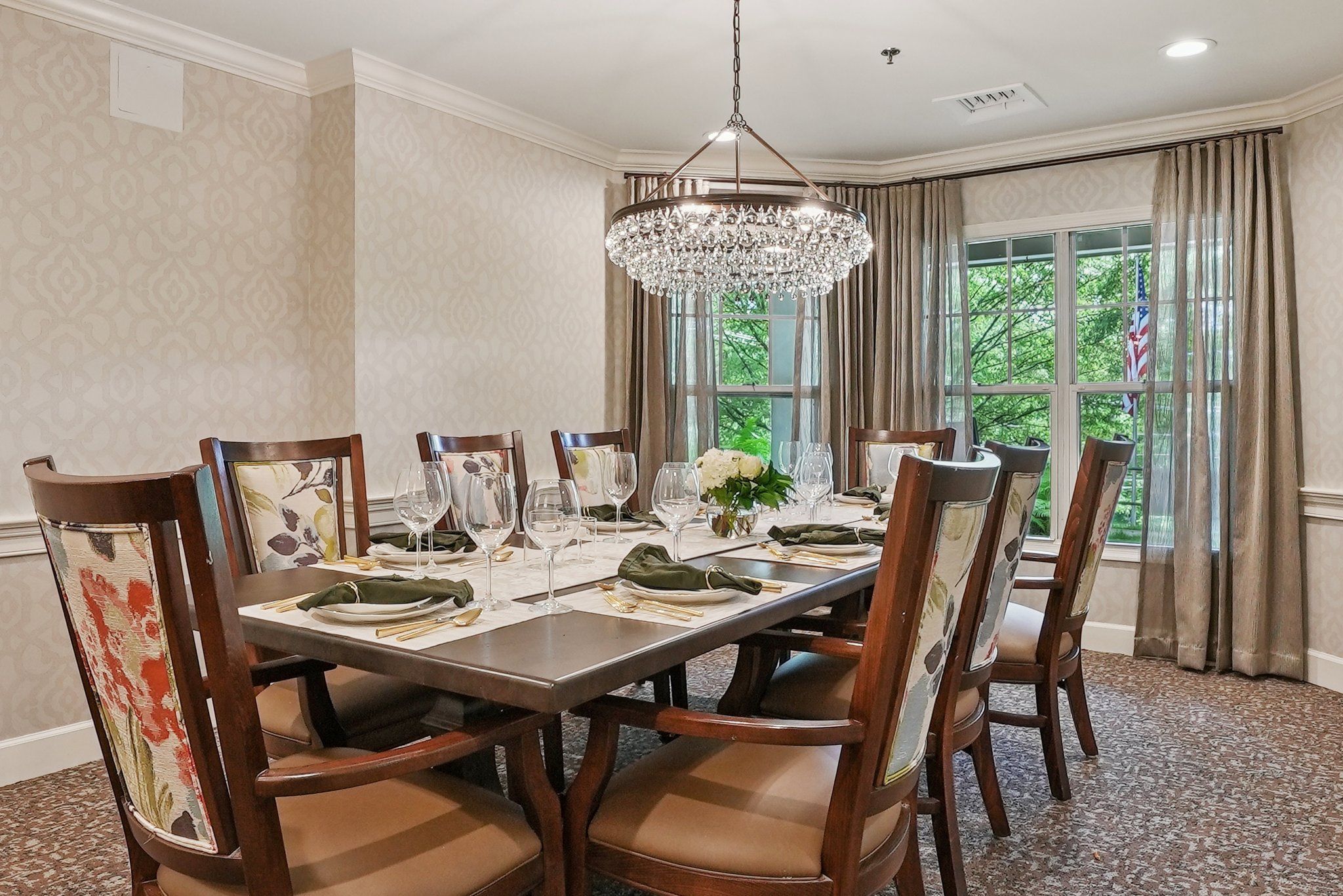 Sunrise at Bluemont Park Dining Room
