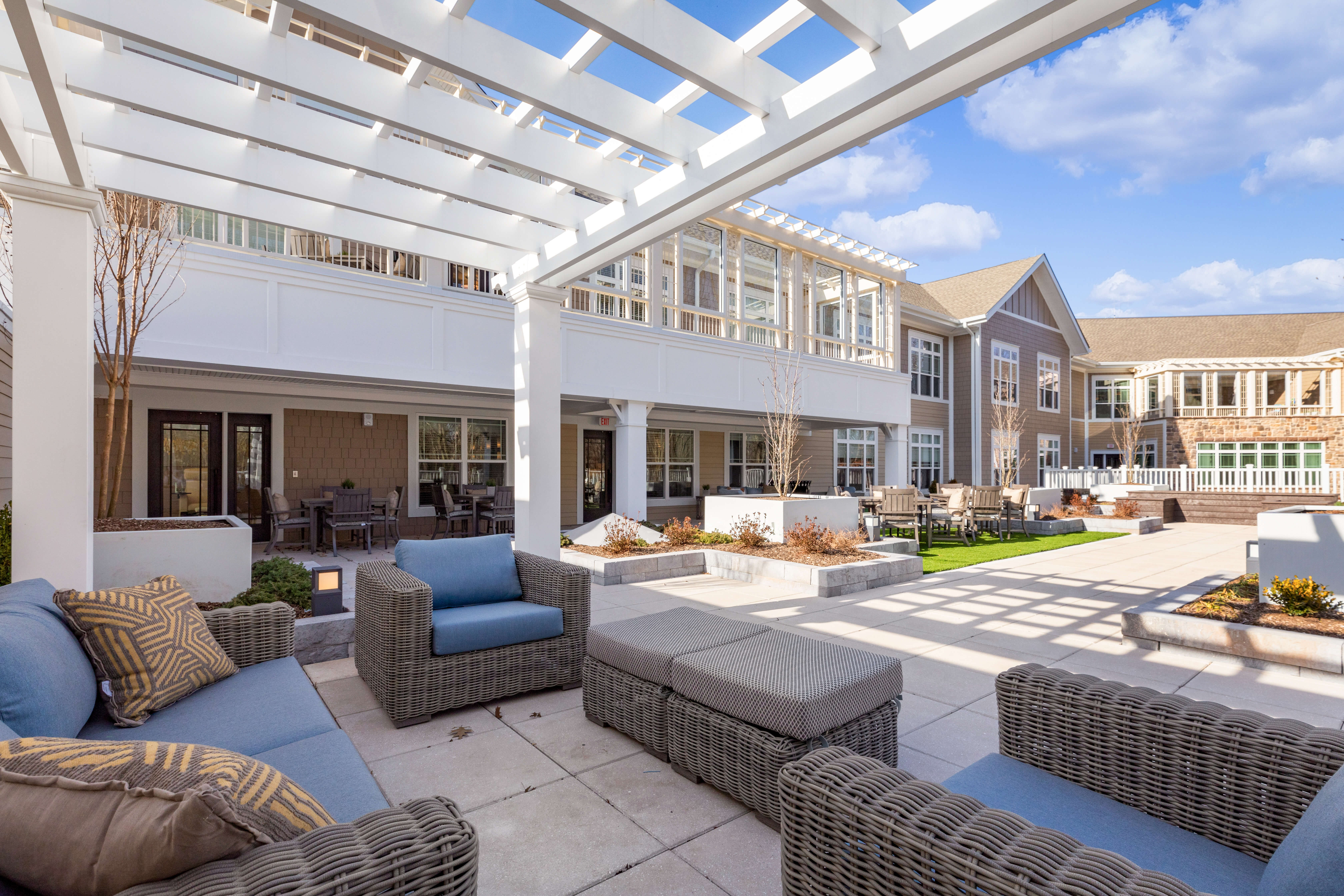 Patio | Sunrise of Livingston