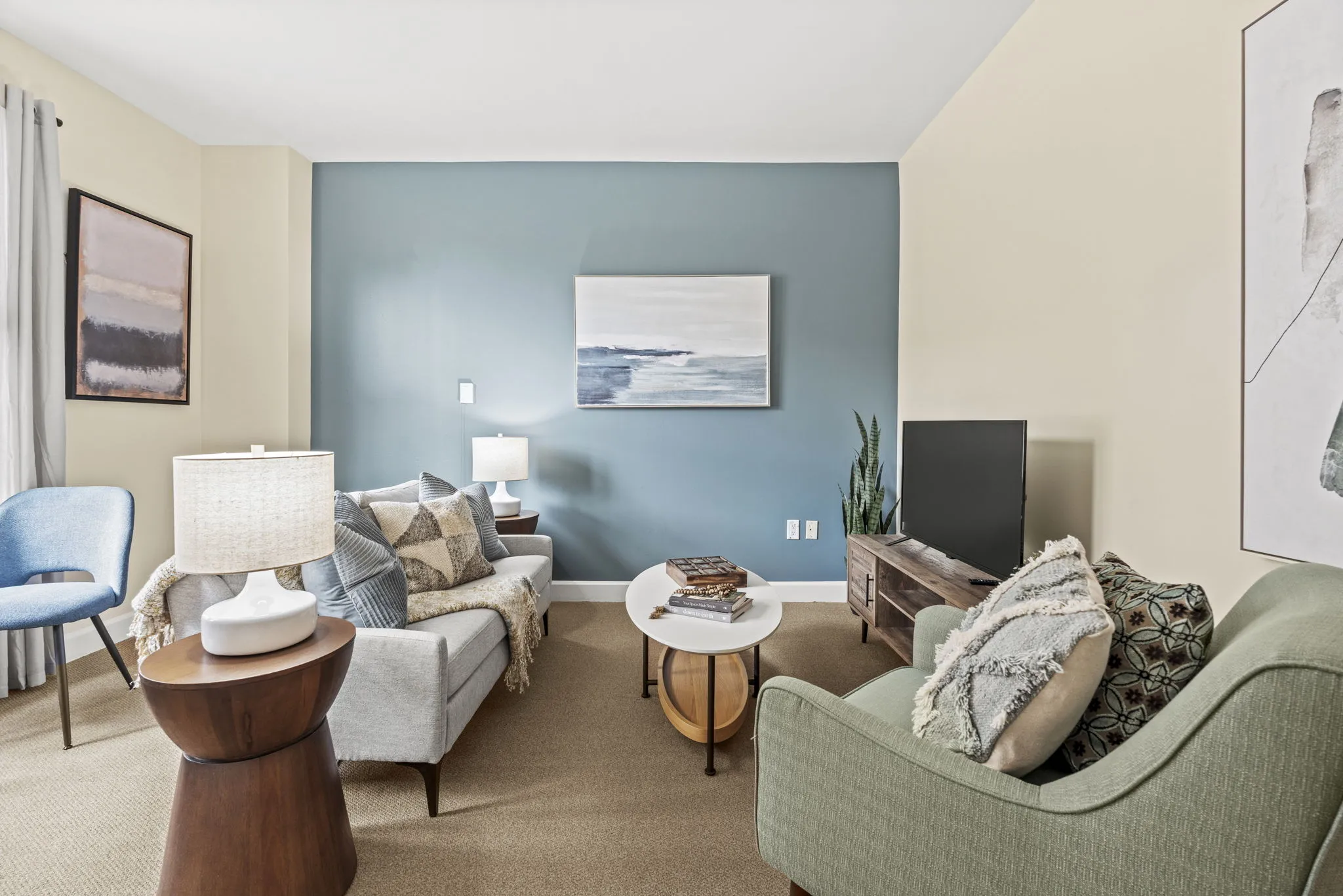 Sunrise at Fox Hill | Model Living Room