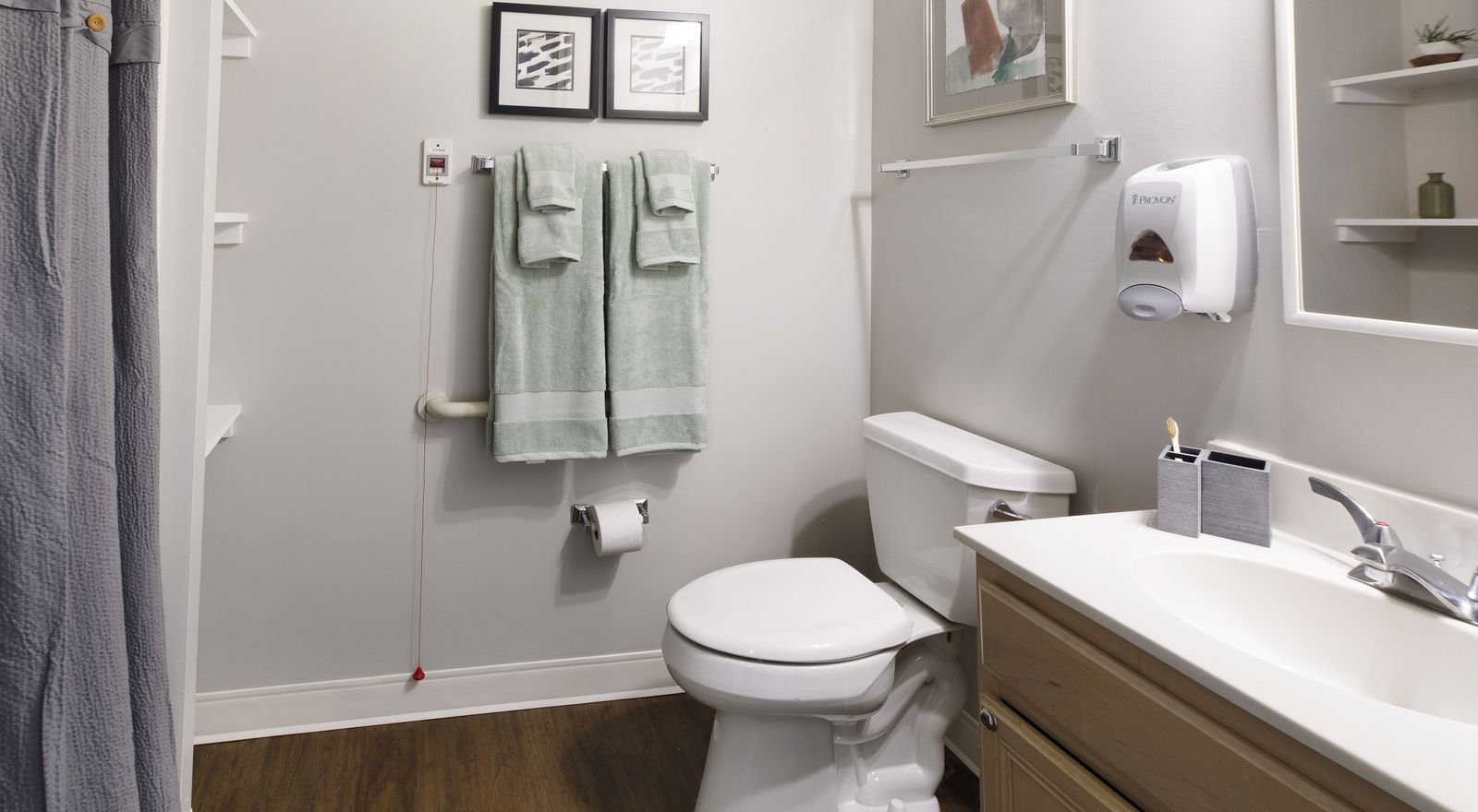 Apartment Bathroom at Sunrise of Alexandria