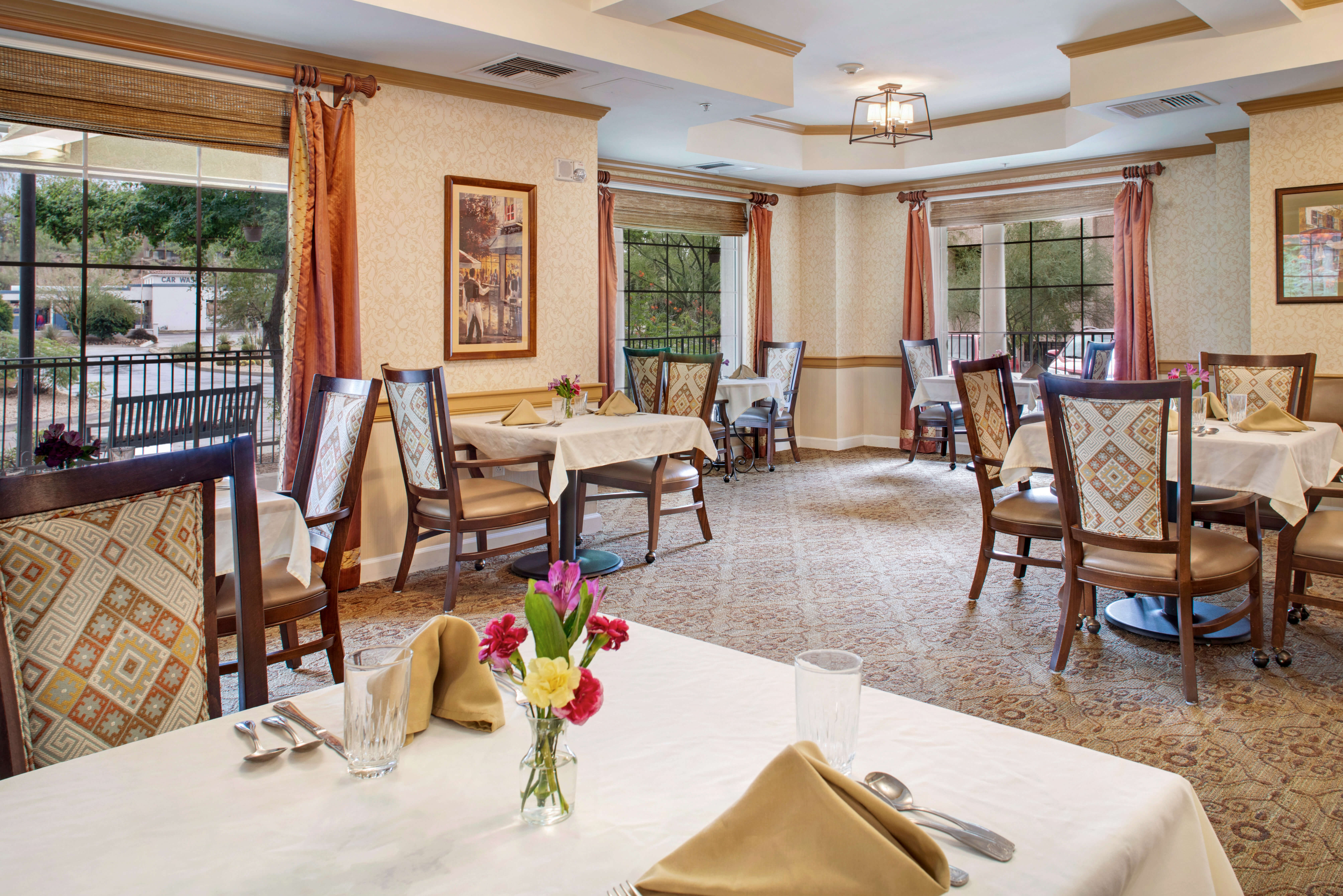 Dining Room | Sunrise at River Road 