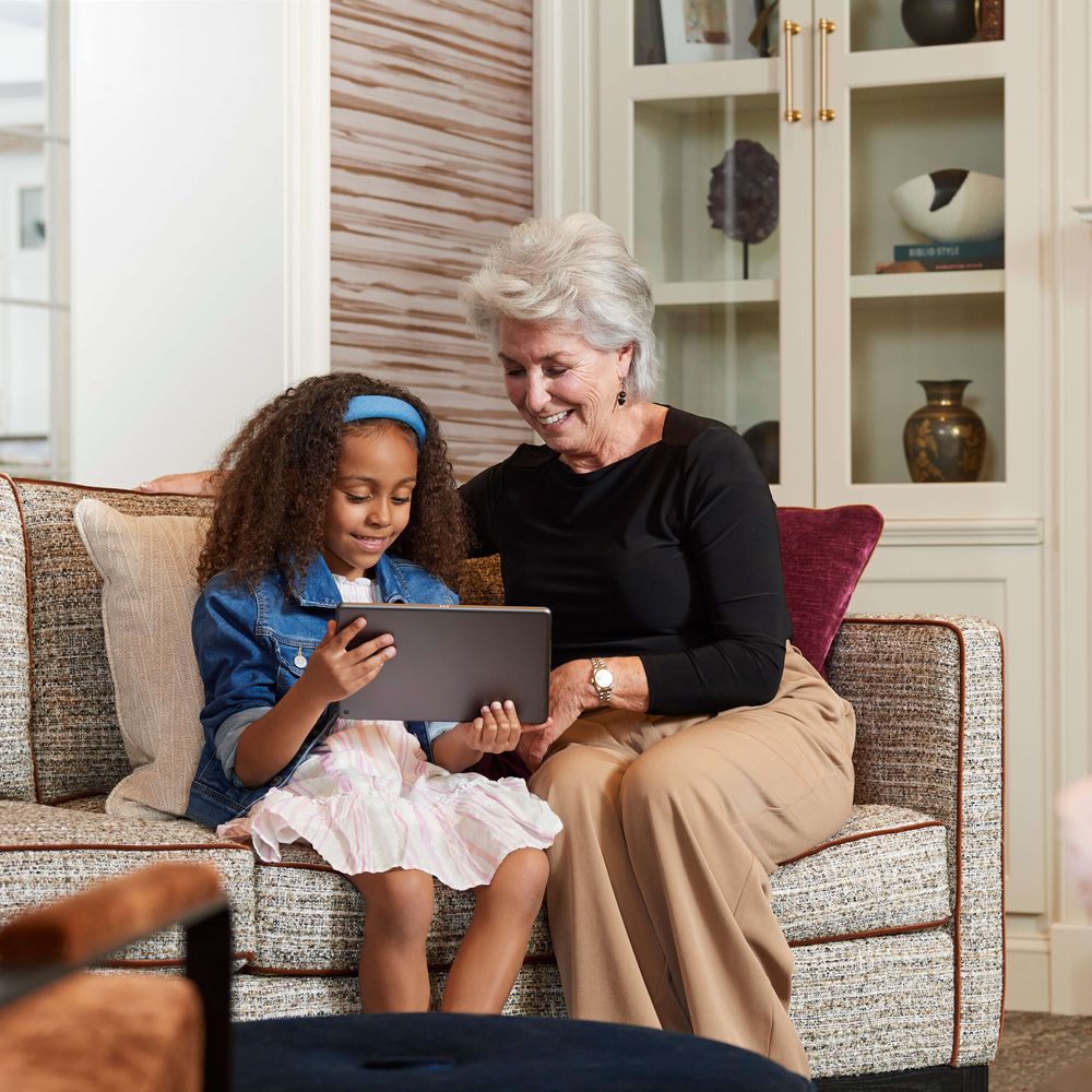 Grandma and Granddaughter