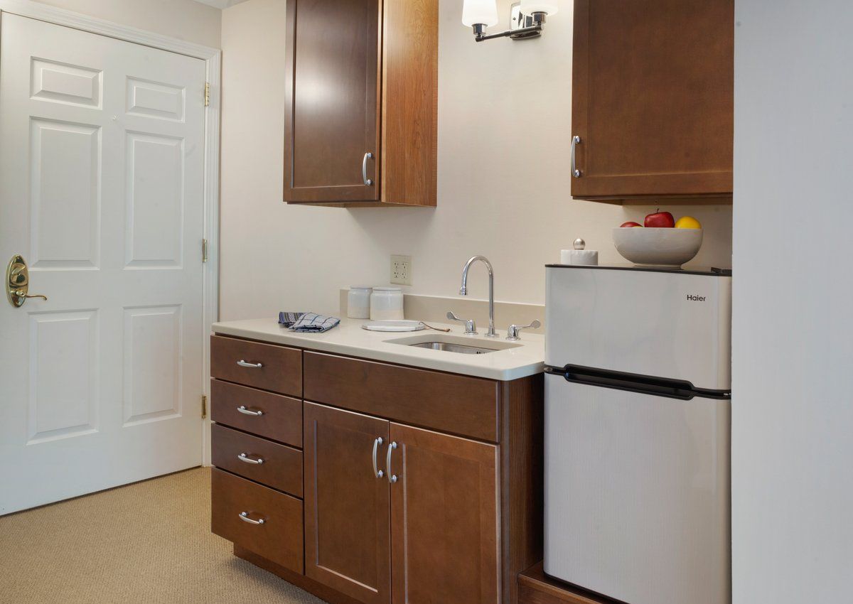 Sunrise of Wayland, Resident Suite Kitchen