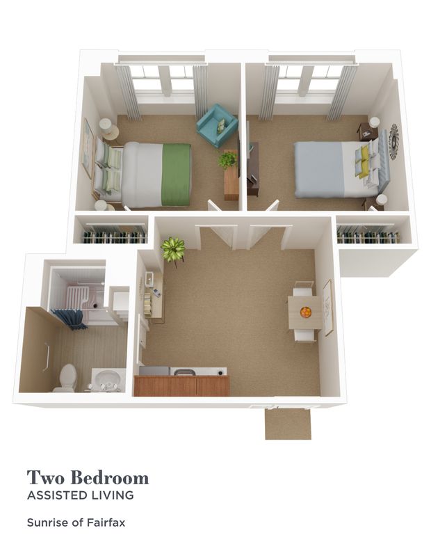 2 bedroom