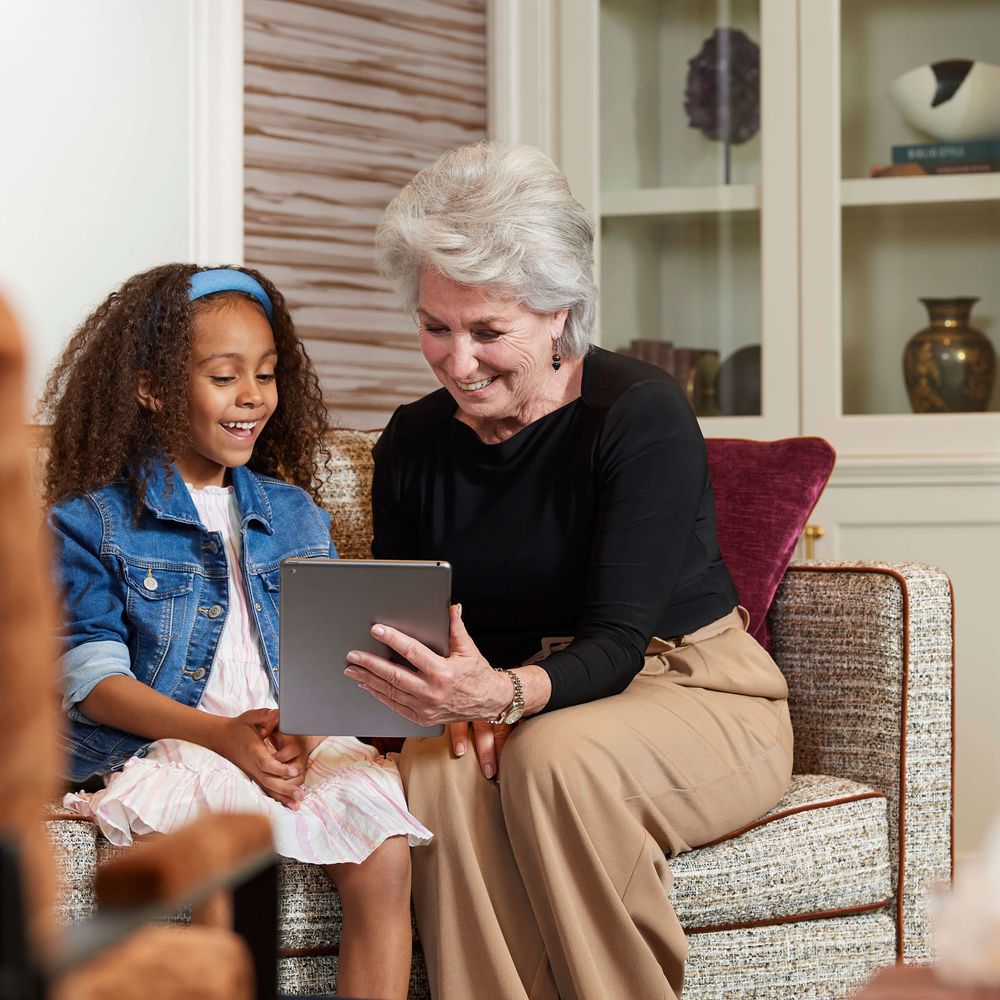 Grandma and Granddaughter