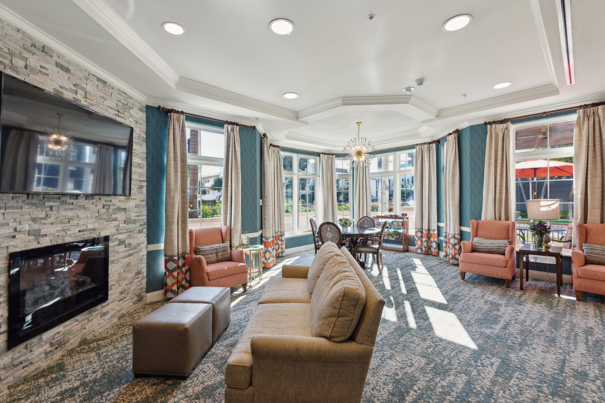 Living Room | Sunrise of Beverly Hills