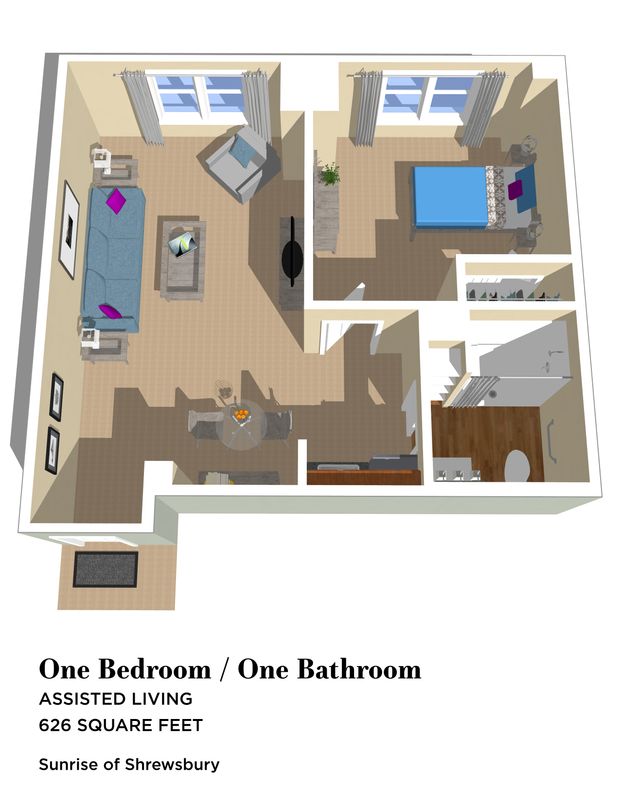 1 bedroom 1 bathroom