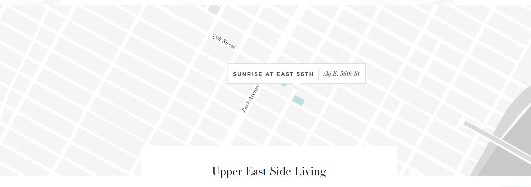 Sunrise at East 56th Map