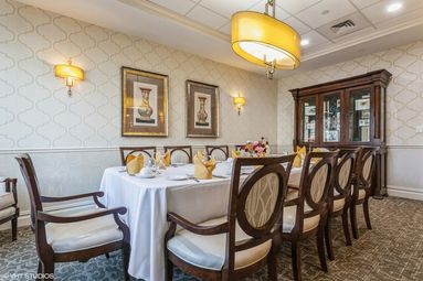 Private Dining Room | Sunrise of Scarsdale