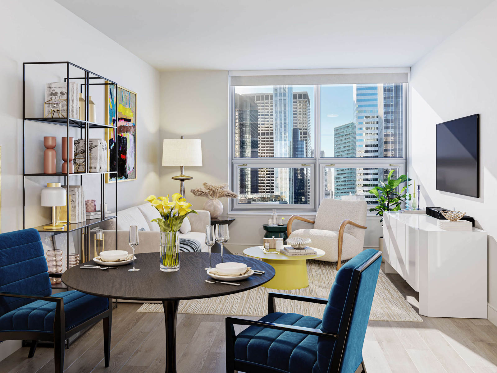 living room rendering