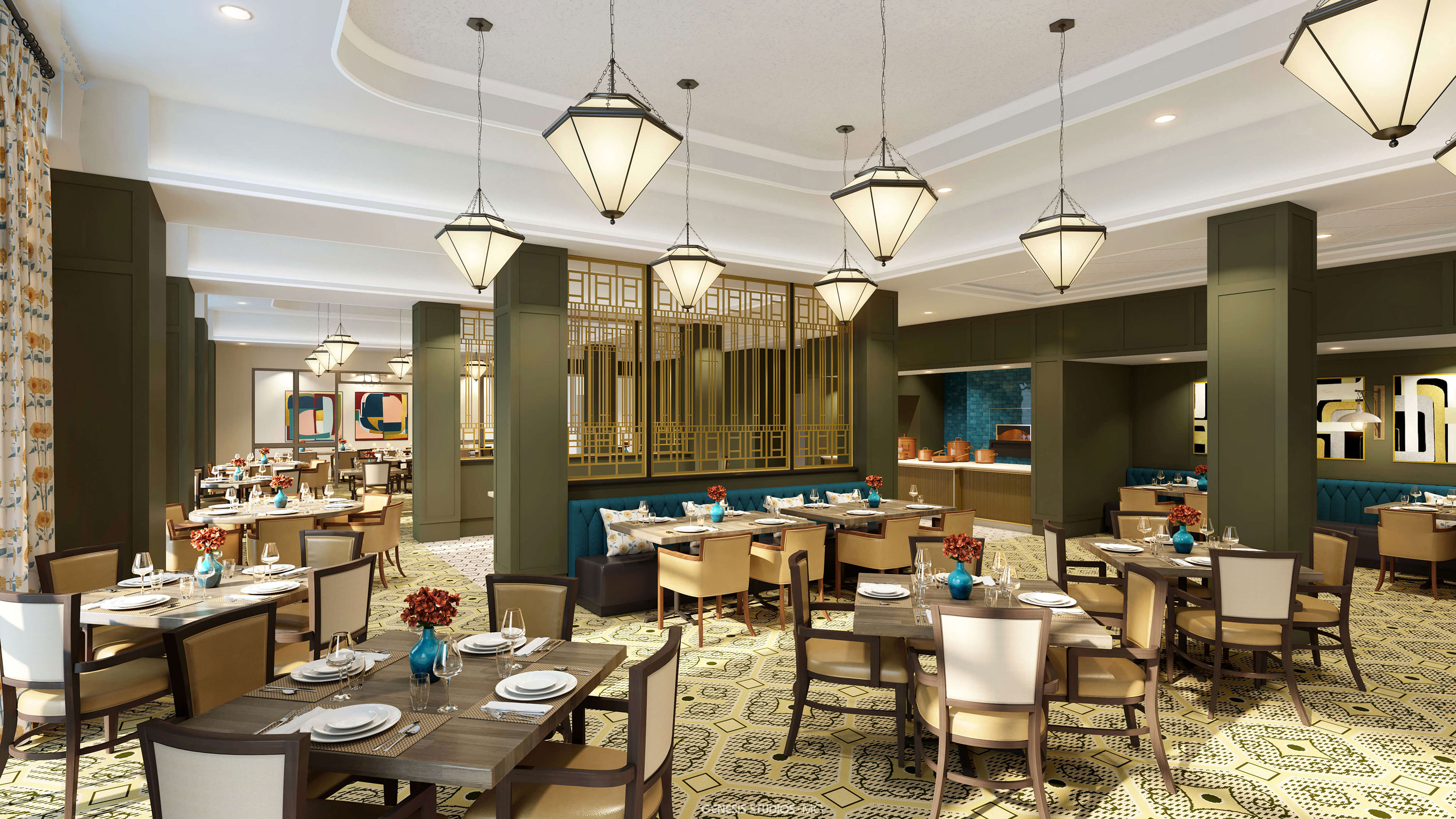 Sunrise of River Forest | Dining Room