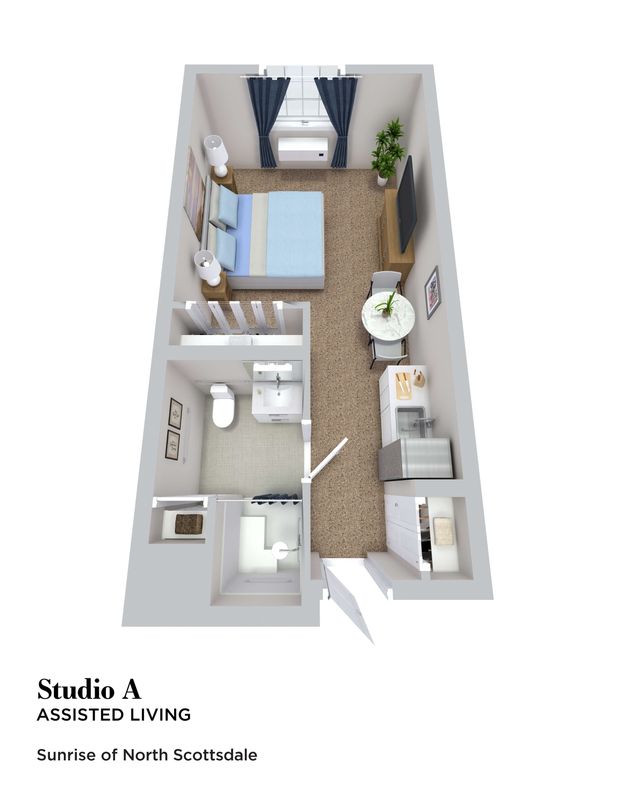 Studio, AL | Sunrise of North Scottsdale