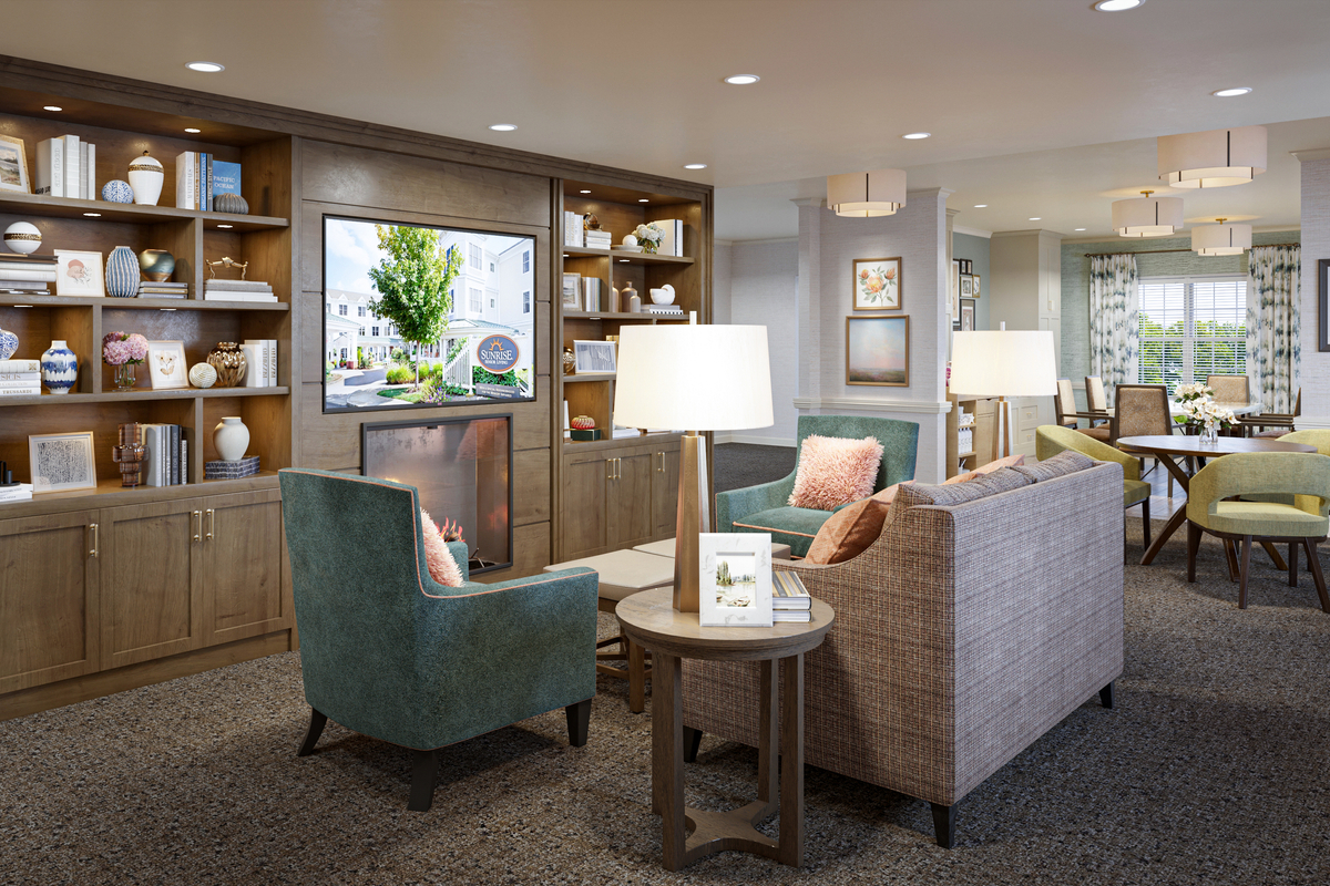 Reminiscence Living Room Rendering | Sunrise at Countryside