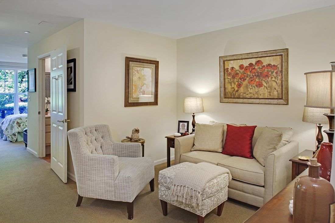 Sunrise of Naperville Model Living Room