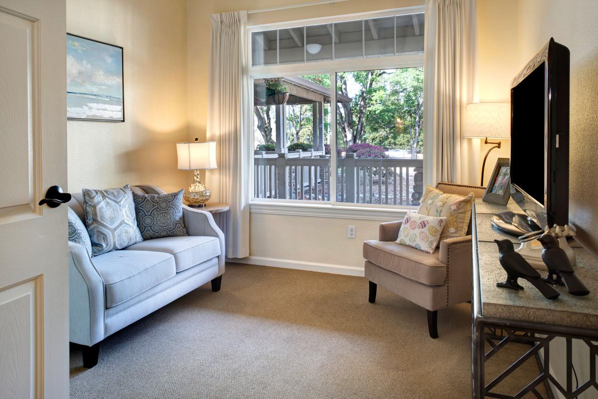 Model Living Room | Sunrise of Fair Oaks