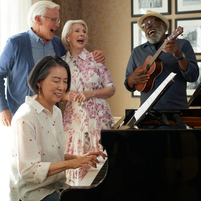 Residents Playing Piano