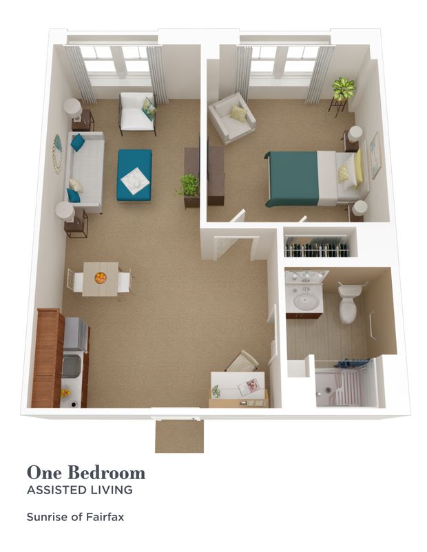 1 bedroom