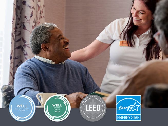 Sunrise Has Achieved Wellness, Equity, and Sustainability Recognitions