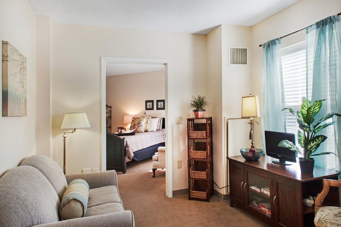 Resident Suite Living Area at Brighton Gardens of Dunwoody, GA