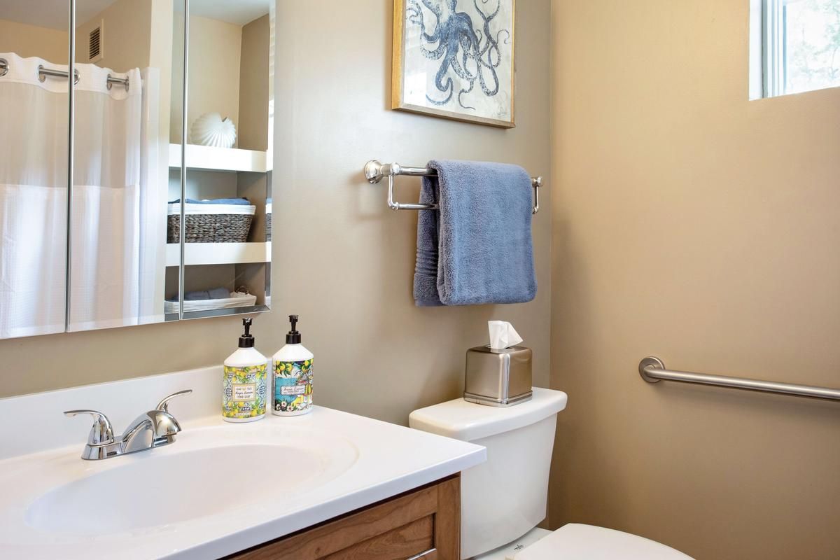 Sunrise of Crestwood I model bathroom