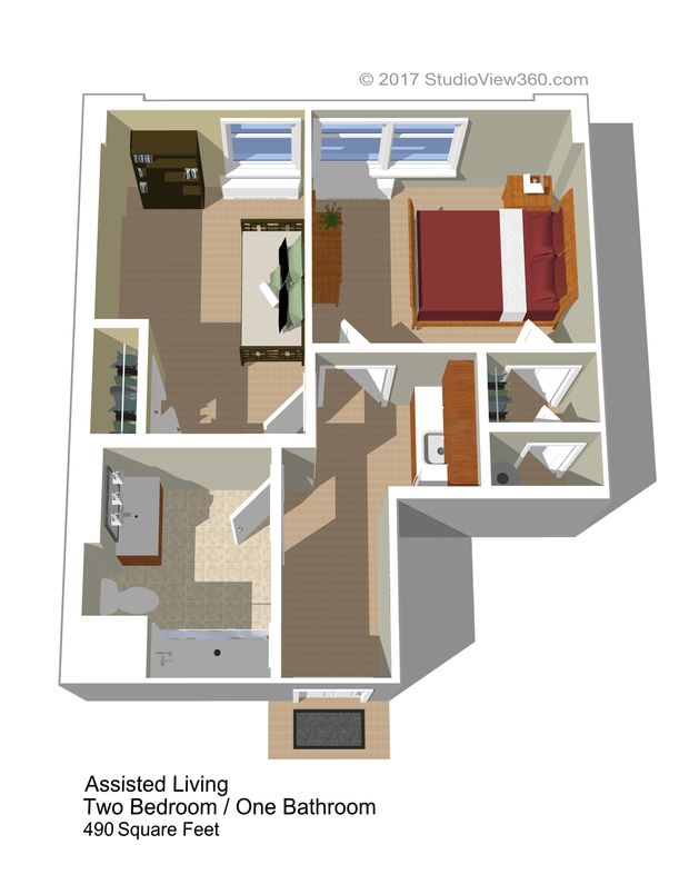 2 bedroom  (1 den) 1 bathroom