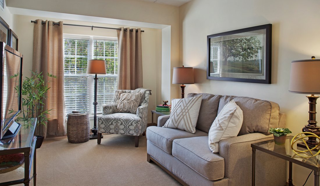 Brighton Gardens of Winston Salem | Model Living Room