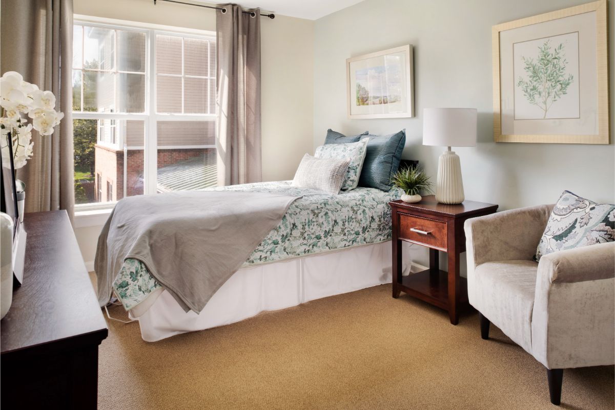 Sunrise of Woodcliff Lake | Model Suite Bedroom