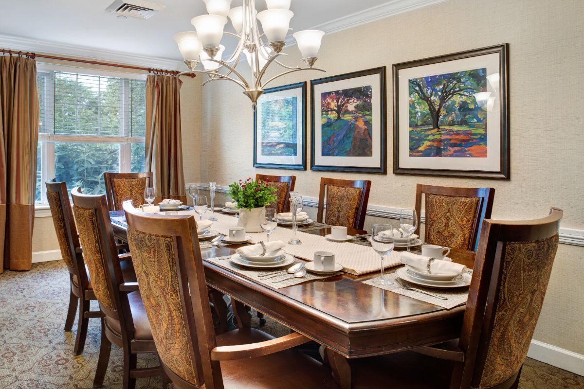 Sunrise of Lafayette Hill Private Dining Room