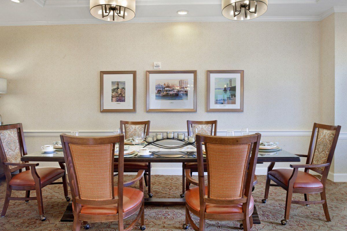 Private Dining Room at Sunrise of Palo Alto