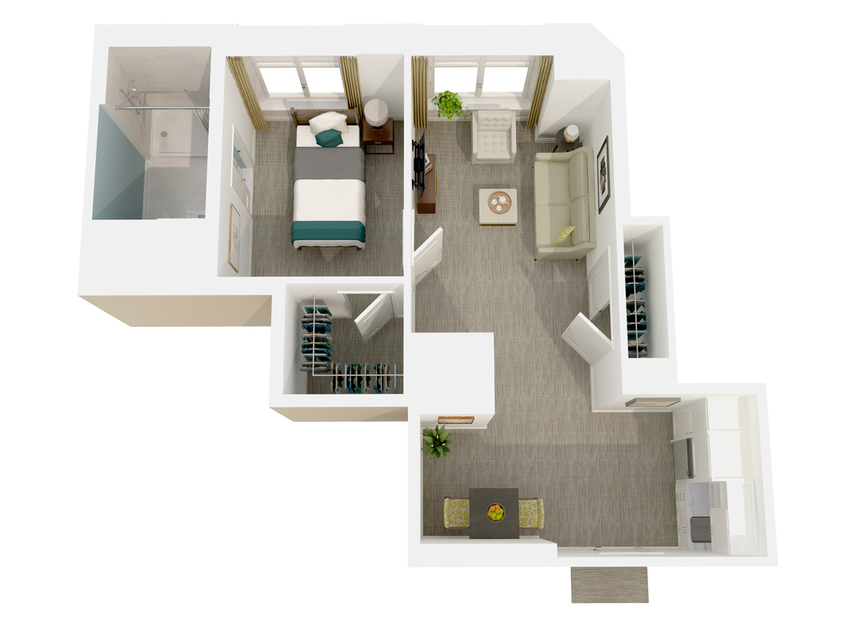 One Bedroom, Assisted Living