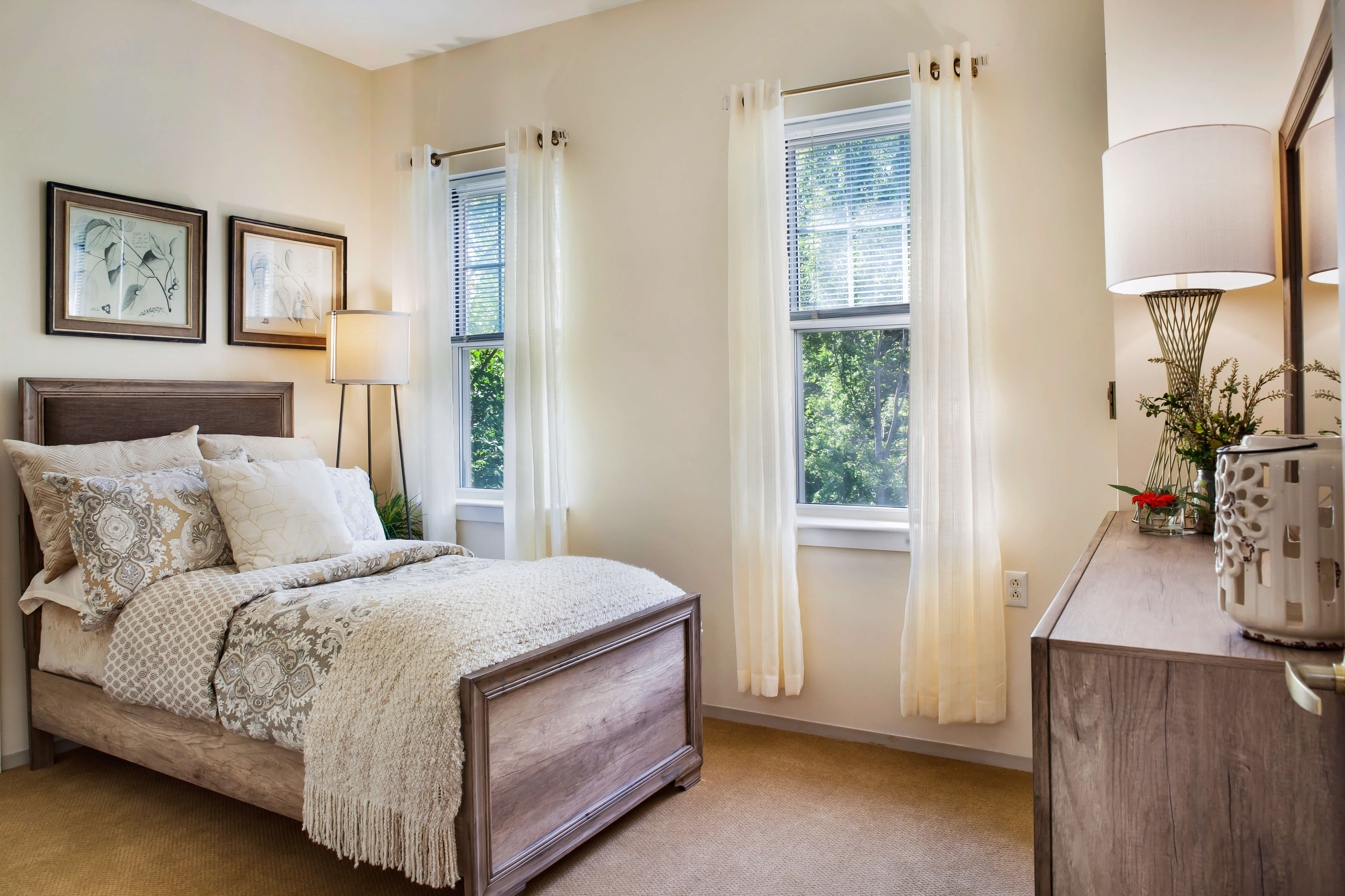 Sunrise of Leominster | Model Suite Bedroom