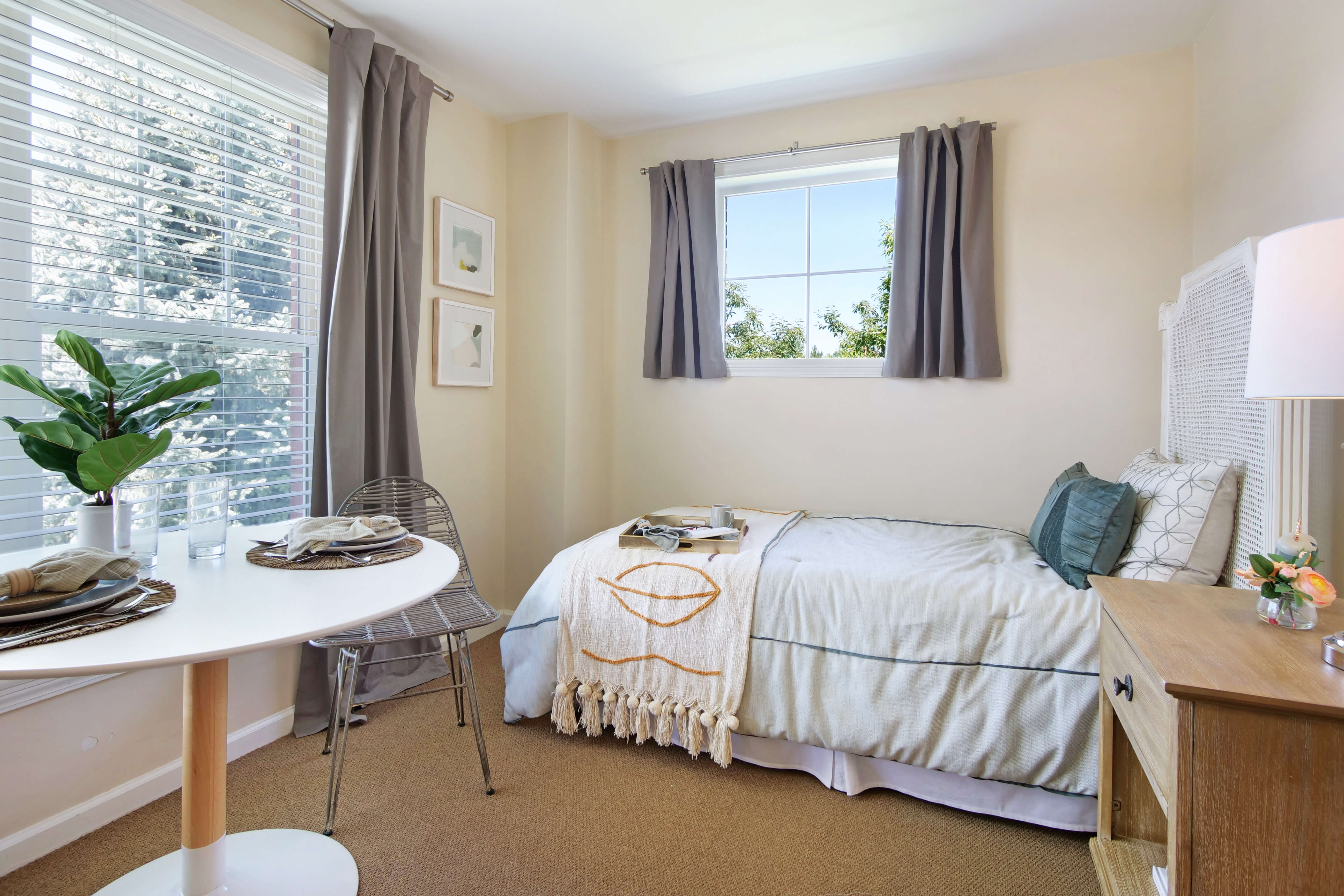 Sunrise at Pinehurst | Model Suite Bedroom
