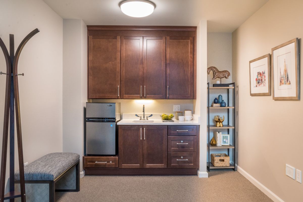 Sunrise of Old Town One Bedroom Suite Kitchen Area