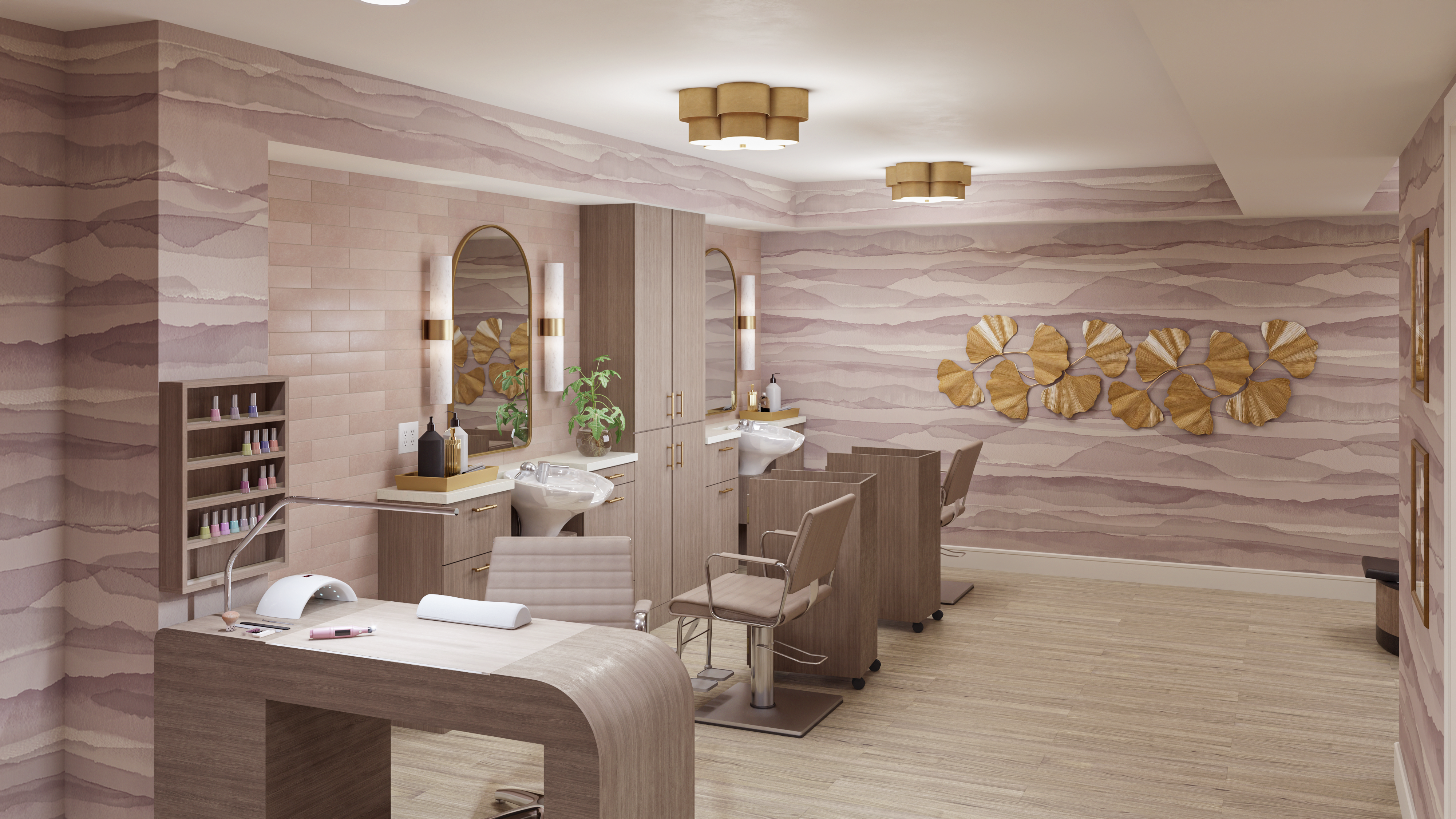 Salon Rendering | Sunrise at Countryside
