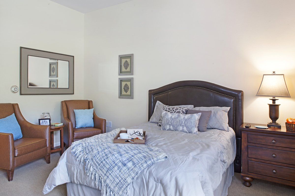 Suite Bedroom at Sunrise at Tustin