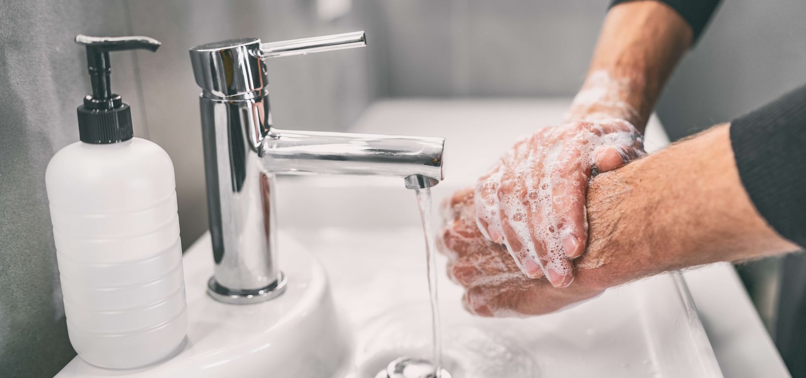 Washing hands