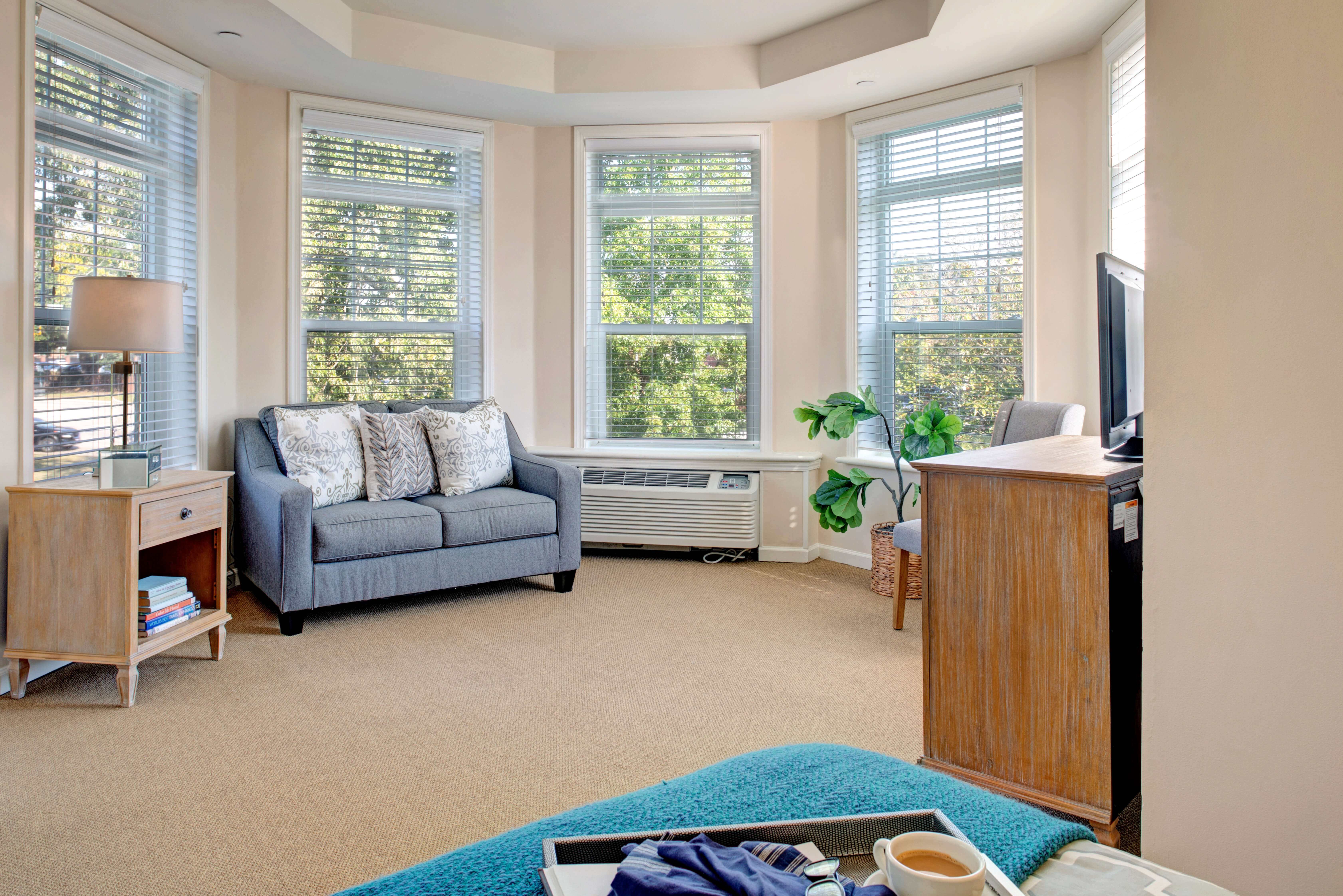 Model Suite Living Room | Sunrise of Baton Rouge