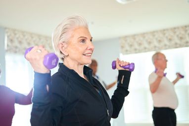 Resident Exercising