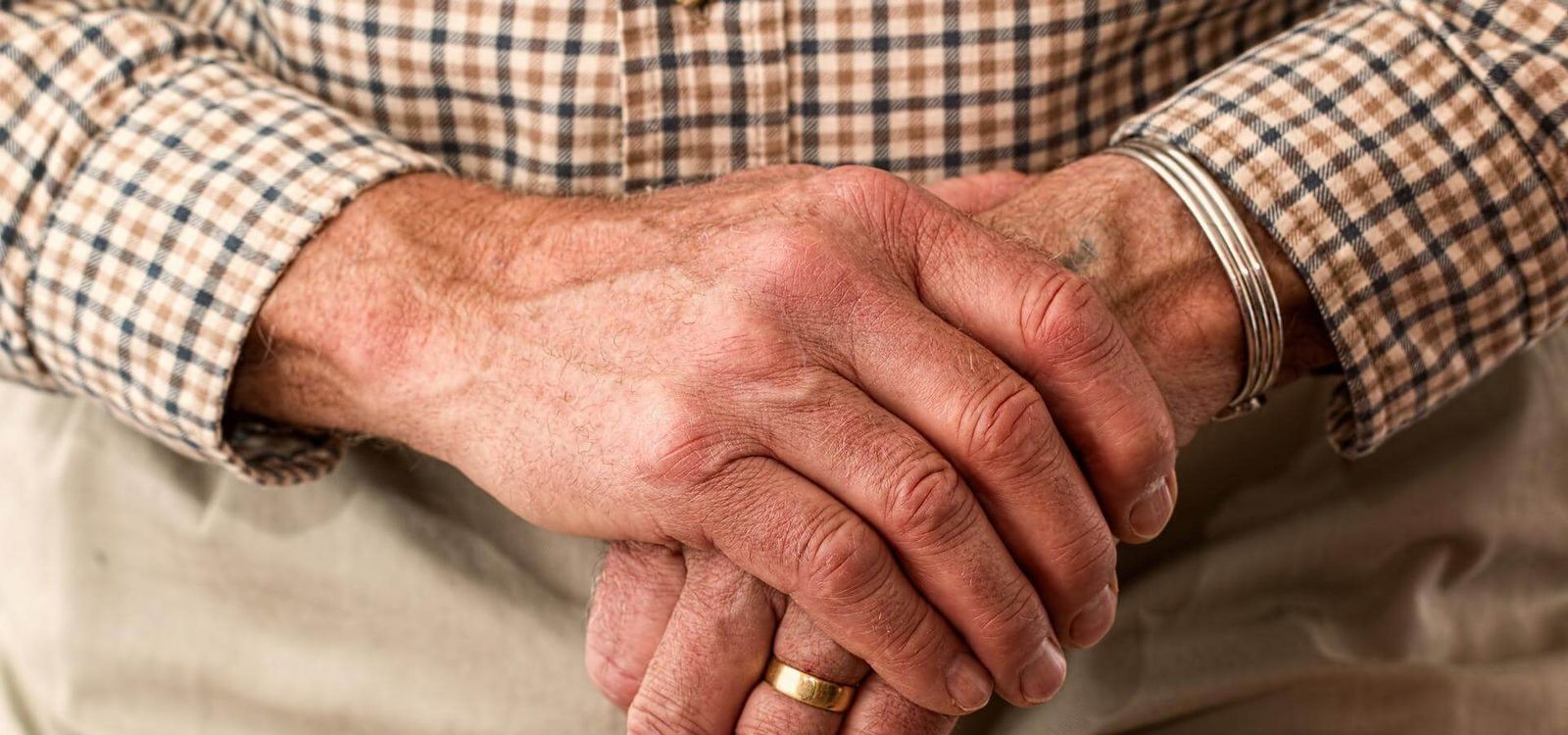 elderly hands