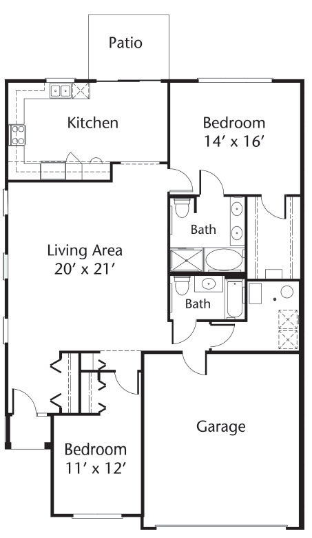 Sycamore Villa floor plan