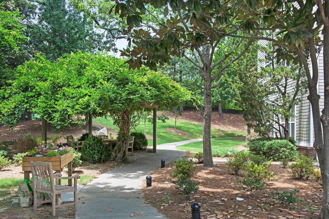 Sunrise at Buckhead, GA Exterior Walkway