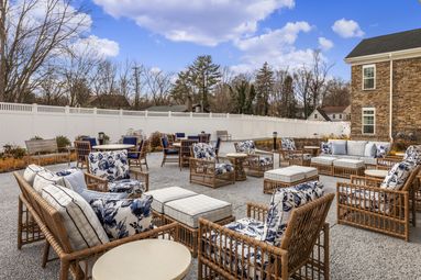 Patio | Sunrise of Franklin Lakes