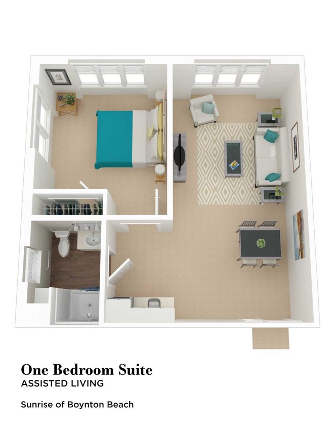 1 bedroom