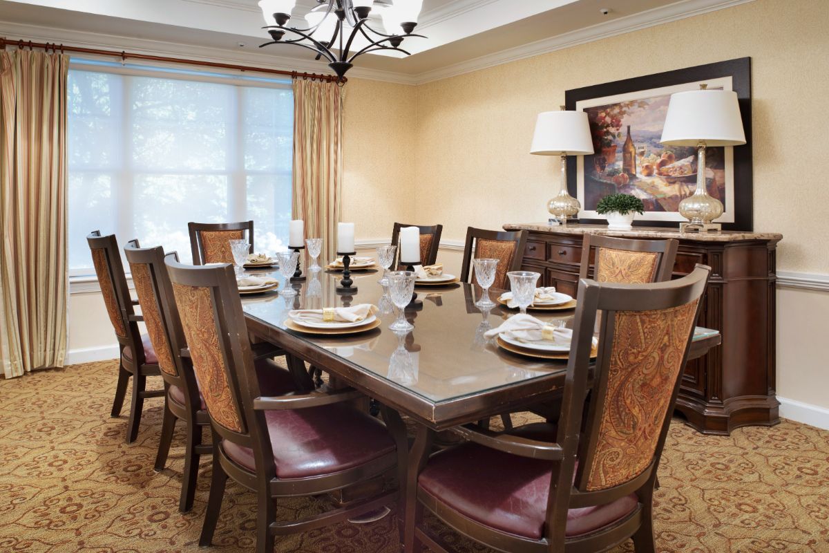 Sunrise of Newtown Square Private Dining Room