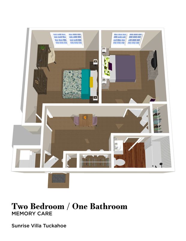 2 bedroom 1 bathroom