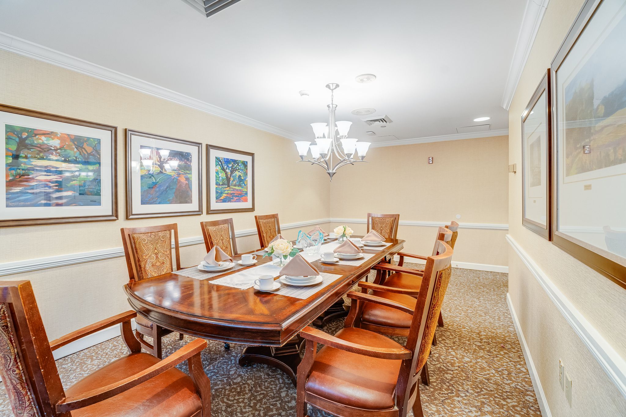 Private Dining Room | Sunrise of Lafayette Hill